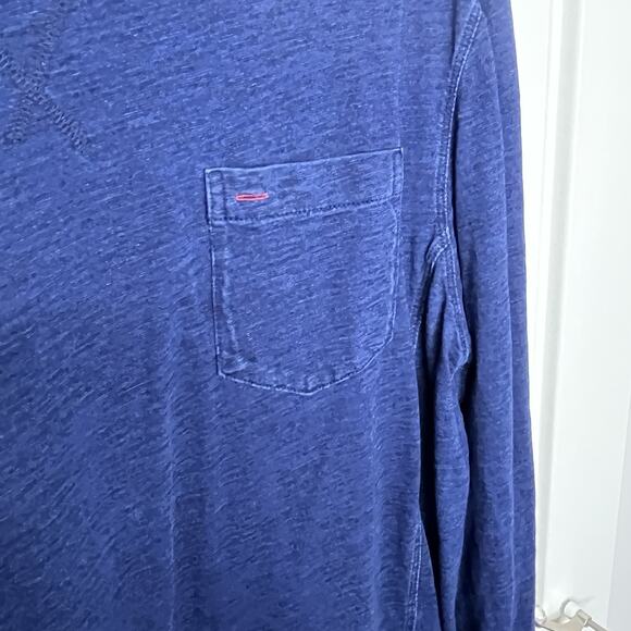 Men's Blue Long Sleeve Tee - Picture 7 of 9